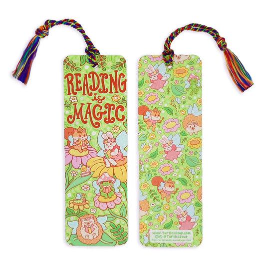 Reading Is Magic Fairy Bookmark with Tassel