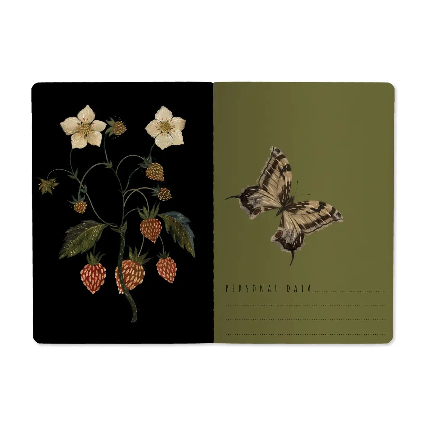 Forest Flowers Notebook and Pen